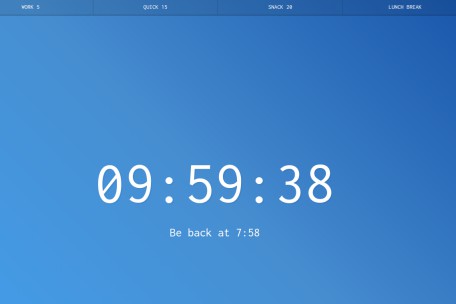 A preview of the Countdown timer challenge